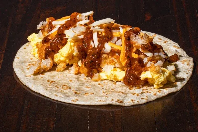 #2 Crispy Potatoes, Egg & Cheese